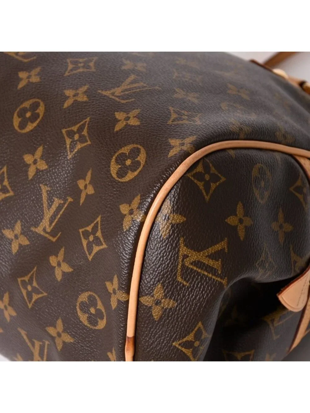 Louis Vuitton Montorgueil GM Shoulder Bag Brown Monogram Canvas Gold